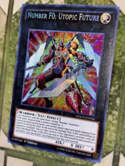YuGiOh NUMBER F0: UTOPIC FUTURE Prismatic Secret Rare WSUP-EN026 - Image 1