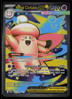 Mega Clefable ex 103/088 Perfect Order Ultra Rare Pokemon - Image 1