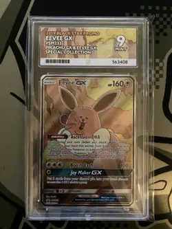 Eevee GX - SM233 SM Black Star Promo Sun Moon Pokemon English - ACE 9 - Image 1