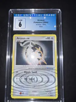 Pokemon TCG Arceus AR5 Holo Platinum 2009 CGC 6 - Image 1