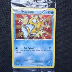 Sealed Pokemon Black Star Promo Shiny Magikarp XY143 Holo - Image 1