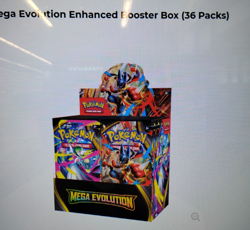 Pokemon TCG: Mega Evolution Enhanced Booster Display Box - 36 Packs & Box Topper - Image 4