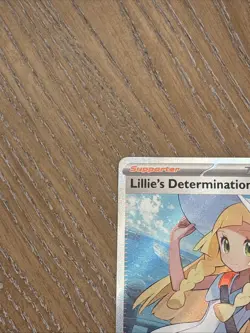 Lillie’s Determination Full Art Trainer Card 169/132 NM Pokemon TCG - Image 3