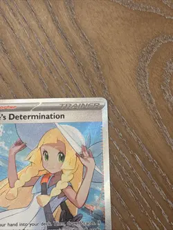 Lillie’s Determination Full Art Trainer Card 169/132 NM Pokemon TCG - Image 4
