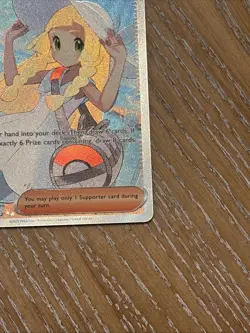 Lillie’s Determination Full Art Trainer Card 169/132 NM Pokemon TCG - Image 5