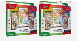 Pokemon TCG First Partner Illustration Collection Series 1 Sealed Box New X2 - Image 1