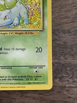 🌿 Bulbasaur 001/034 CLV 🌿 Pokemon TCG Classic Collection NM Holo - Image 3