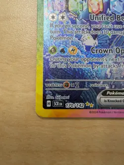 Pokemon TCG Terapagos ex 170/142 Special Illustration RARE Stellar Crown NM+ - Image 4