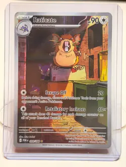 Pokemon TCG Perfect Order Raticate #099/088 Illustration Rare NM- - Image 1