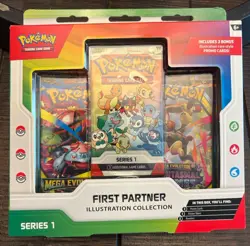 Pokemon TCG First Partner Illustration Collection Series 1 Kanto Promo 2 Packs - Image 1