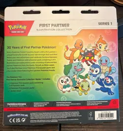 Pokemon TCG First Partner Illustration Collection Series 1 Kanto Promo 2 Packs - Image 2