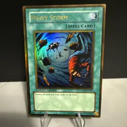 Yugioh Heavy Storm GLD1-EN031 Gold Rare Limited LP - Image 1