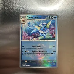 ⚡ Pokemon TCG - 022/131 Vaporeon - Master Ball Reverse Holo - Prismatic Evo - Image 1