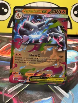 Pokemon ME02: Phantasmal Flames #013/094 Holo Mega Charizard X ex - Image 1