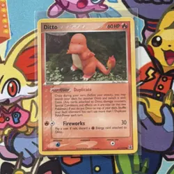 Pokemon TCG Ditto (Charmander) 61/113 EX Delta Species 2005 illus. Yuka Morii - Image 1