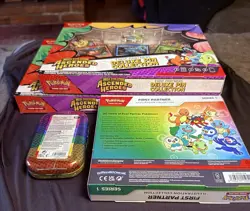 2 Pokemon Ascended Heroes Deluxe Pin Clx PLUS Tin PLUS First partner - Image 2