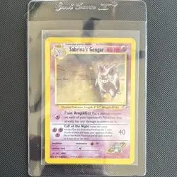 Pokemon TCG Sabrina's Gengar Gym Heroes 014/132 Holo Rare 2000 80 HP Unlimited - Image 2
