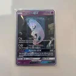 Mewtwo GX 78/73 Secret Rare Shining Legends Pokemon Heavy Played Look At Pics - Image 1