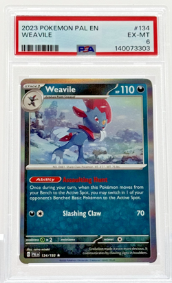 Weavile (2023) Pokemon #134 Paldea Evolved Holo Rare - Image 1