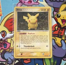 Pokemon Ditto (Pikachu) EX Delta Species 39/113 2005 illus. Yuka Morii - Image 1
