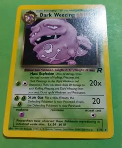 Dark Weezing 31/82 Team Rocket Regular Pokemon, LP - Image 2