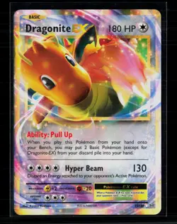 Pokemon 2016 Evolutions Dragonite EX UR #72/108 - Image 1
