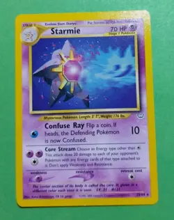 Starmie 25/64 Neo Revelation Regular Pokemon, LP - Image 1