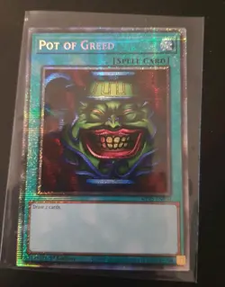 Pot of Greed MP25-EN050 Starlight Rare Yugioh 2025 Mega Pack 1st Edition Mint - Image 1