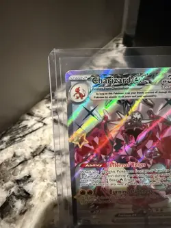 Pokemon TCG Paldean Fates Charizard EX SVP 074 Black Star Promo - Image 2