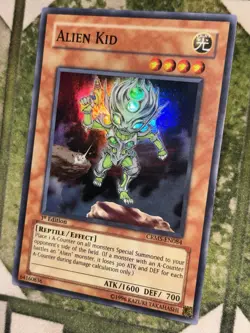 YuGiOh ALIEN KID Super Rare CRMS-EN084 - Image 1