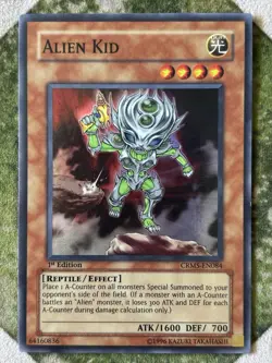 YuGiOh ALIEN KID Super Rare CRMS-EN084 - Image 2