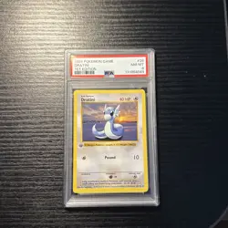 1999 Pokemon 1st Edition Shadowless Dratini #26 PSA 8 - Image 1