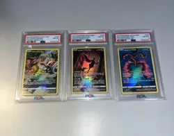 Pokemon TCG: Crown Zenith Tin Bird Promos - Set Of 3, PSA 8 Sequential - Image 1