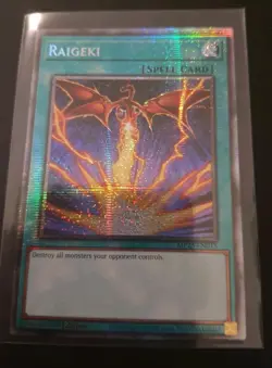 Yugioh! TCG - Raigeki - Starlight Rare - 2025 Mega-Pack - MP25-EN015 - Image 1