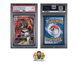 Pokemon Destined Rivals Team Rockets Houndoom 191/182 IR PSA 9 Mint - Image 1