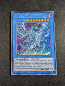 Yugioh - Blue-Eyes Chaos MAX Dragon MVP1-ENS04 1st Edition Secret Rare NM - Image 1