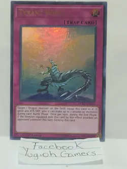 YUGIOH TYRANT WING LCKC 1ST EDITION ULTRA LIGHT PLAYED - Image 1