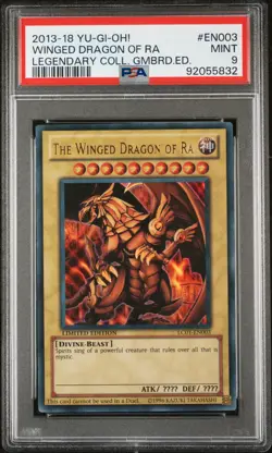YU-GI-OH! LEGENDARY COLLECTION GAMEBOARD EDITION THE WINGED DRAGON OF RA PSA 9 - Image 1