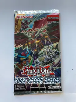 Yu-Gi-Oh 1st Edition High-Speed Riders Booster Pack New/ Factory Sealed - Image 1