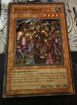 Yu-Gi-Oh! TCG Exiled Force LOD-023 Super Rare 1st Edition - Image 1