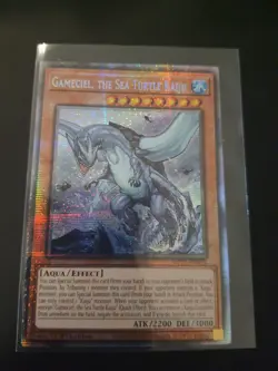YuGiOh! Gameciel, the Sea Turtle Kaiju MP25-EN028 Starlight Rare 1st Edition NM - Image 1