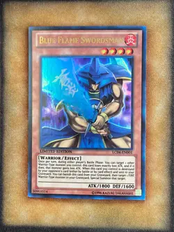 Yugioh Blue Flame Swordsman LC04-EN001 Ultra Rare Limited Edition NM - Image 1