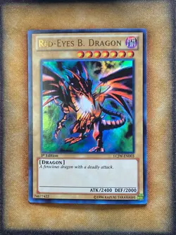 Yugioh Red-Eyes B. Dragon LCJW-EN003 Ultra Rare 1st Ed LP - Image 1