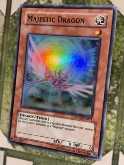 YuGiOh MAJESTIC DRAGON Super Rare SOVR-EN001 - Image 1