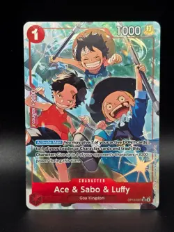 Ace & Sabo & Luffy (Alternate Art) OP13-007 Carrying On His Will Foil - Image 1