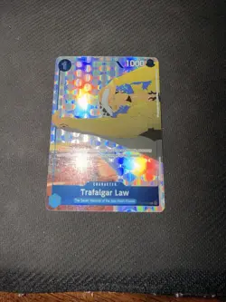 Bandai One Piece Card Game Trafalgar Law Character ST03-008 Holo Blocker - Image 4