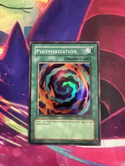 Polymerization LOB-E047 Super Rare MAGIC CARD Light Play Yugioh TCG - Image 1