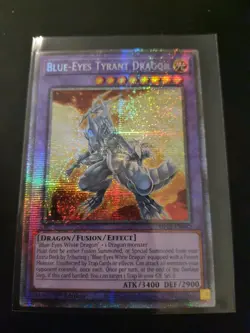 Yugioh Blue-Eyes Tyrant Dragon MP25-EN042 Starlight Rare 1st Edition NM - Image 1