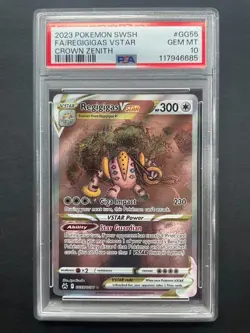 Pokemon Card Regigigas VSTAR GG55/GG70 Crown Zenith - PSA 10 GEM MINT - Image 1