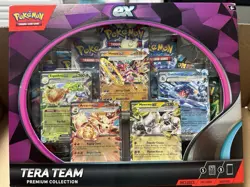 Pokemon Tera Team Premium Collection ex: Includes Foil Cards And Boosters - Image 3